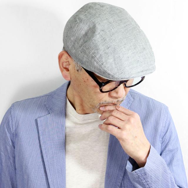 帽子 紳士用 春夏 人気 父の日 メンズ ハンチング 大きいサイズ ゴットマン 送料無料 Gottmann Derby-2 ハンチング帽 麻素材 涼しい 裏地メッシュ 帽子 インポート ブランド グレー/ネイビー 全2色［ ivy cap ］父の日 ギフト 誕生日 プレゼント ラッピング無料_13