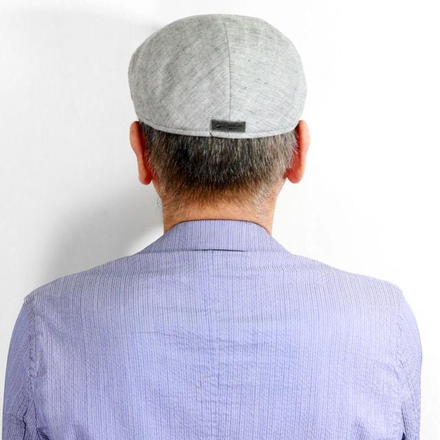 帽子 紳士用 春夏 人気 父の日 メンズ ハンチング 大きいサイズ ゴットマン 送料無料 Gottmann Derby-2 ハンチング帽 麻素材 涼しい 裏地メッシュ 帽子 インポート ブランド グレー/ネイビー 全2色［ ivy cap ］父の日 ギフト 誕生日 プレゼント ラッピング無料_16