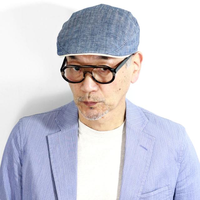 帽子 紳士用 春夏 人気 父の日 メンズ ハンチング 大きいサイズ ゴットマン 送料無料 Gottmann Derby-2 ハンチング帽 麻素材 涼しい 裏地メッシュ 帽子 インポート ブランド グレー/ネイビー 全2色［ ivy cap ］父の日 ギフト 誕生日 プレゼント ラッピング無料_18