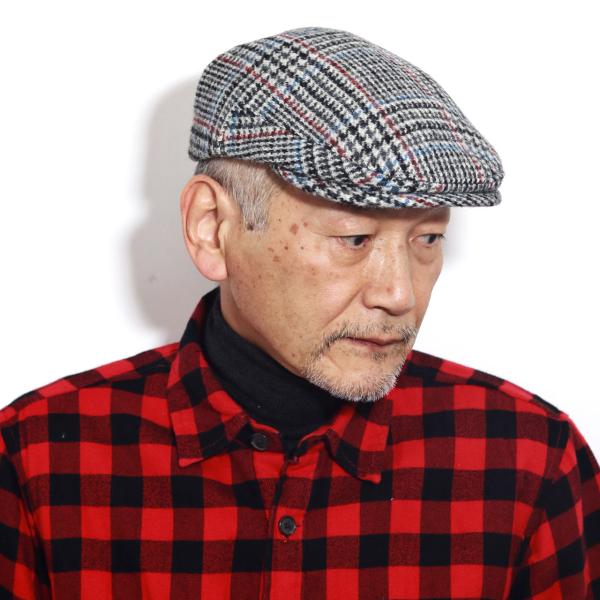 Kaszkiet ハンチング メンズ ウールハンチング 帽子 カシュケット ハリスツイード ブランド 海外製 紳士帽 千鳥格子 アイビーキャップ ハウンドトゥース［ ivy cap ］( クリスマス ギフト包装 ラッピング 無料 ) 父の日_11
