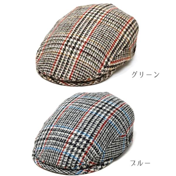 Kaszkiet ハンチング メンズ ウールハンチング 帽子 カシュケット ハリスツイード ブランド 海外製 紳士帽 千鳥格子 アイビーキャップ ハウンドトゥース［ ivy cap ］( クリスマス ギフト包装 ラッピング 無料 ) 父の日_7