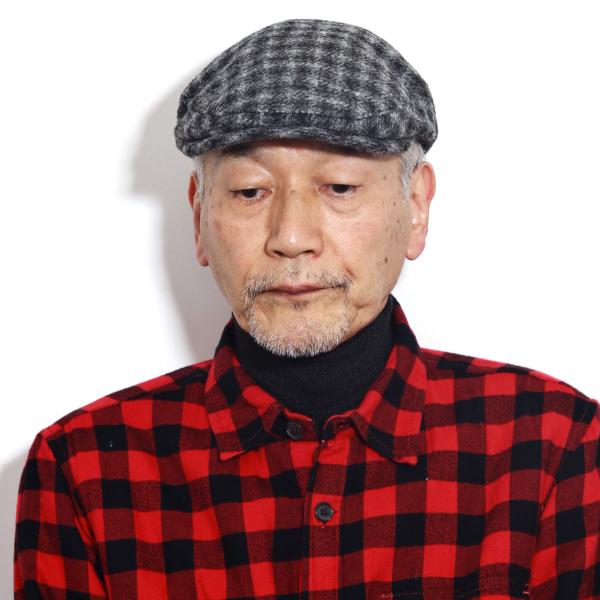 ハリスツイード ハンチング 帽子 カシュケット 男性用 ハンチングキャップ グラデーション チェック サイズ調節 紳士帽子 クロスチェック メンズ / Dグレー［ ivy cap ］送料無料 ギフト包装 ラッピング 無料 父の日 プレゼント ギフト 敬老の日 贈り物_8