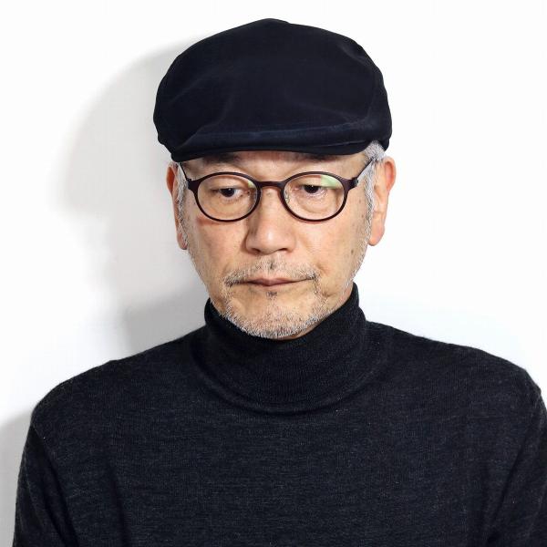 ハンチング メンズ バーズアイ 秋冬 アイビーキャップ サーモトロンラジポカ 帽子 メンズ KNOX 紳士 ノックス 黒 バーズアイ生地 日本製 ブラック［ ivy cap ］メール便対応 帽子屋 通販 送料無料 父の日_8