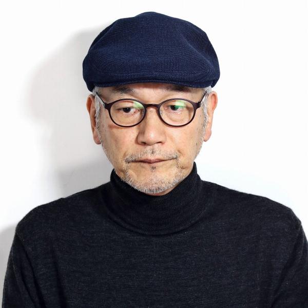 ハンチング メンズ グレンチェック アイビーキャップ サーモトロンラジポカ 帽子 メンズ KNOX 紳士 ノックス ハンチング帽 チェック柄 日本製 手洗い可能 紺 ネイビー［ ivy cap ］メール便対応 帽子屋 通販 送料無料 父の日_8