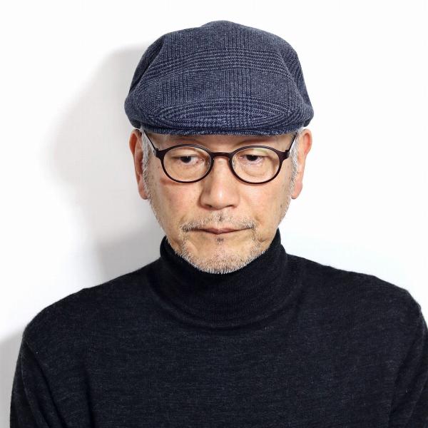 ノックス チェック柄 帽子 メンズ 紳士帽子 アイビーキャップ 秋 冬 サーモトロンラジポカ 機能性素材 KNOX ハンチング帽 グレンチェック 日本製 グレー［ ivy cap ］メール便対応 帽子屋 通販 送料無料 父の日_8