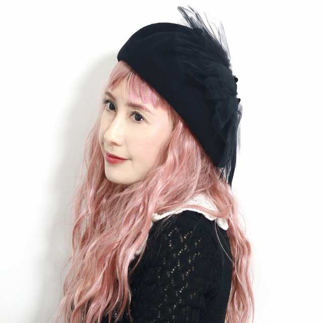 19800円→❣️ Snow flower lace beret ベレー帽 elehelm-hatstore_l-007728