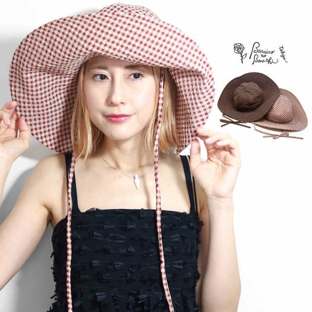 Barairo no Boushi バラ色の帽子　ギンガムチェックハット