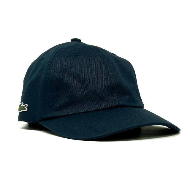 ★ラコステ ★コットンツイルサイドロゴキャップ LACOSTE キャップ 帽子 コットンツイルLロゴキャップ メンズ