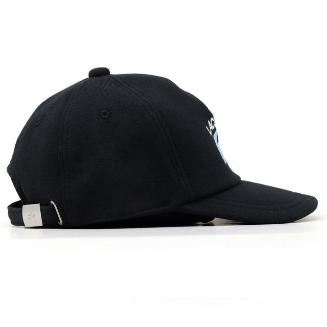 LACOSTE キャップ ラコステ メンズ ジャージー 秋冬 オールシーズン レディース 帽子 日本製 58cm cap 野球帽 フロントロゴ 黒 ブラック［ cap ］誕生日 ギフト プレゼント 20代 30代 40代 50代 送料無料 父の日_1