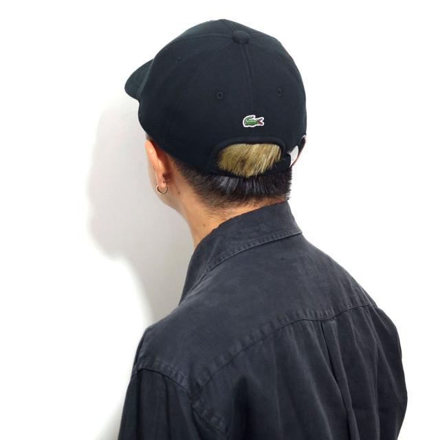 LACOSTE キャップ ラコステ メンズ ジャージー 秋冬 オールシーズン レディース 帽子 日本製 58cm cap 野球帽 フロントロゴ 黒 ブラック［ cap ］誕生日 ギフト プレゼント 20代 30代 40代 50代 送料無料 父の日_10