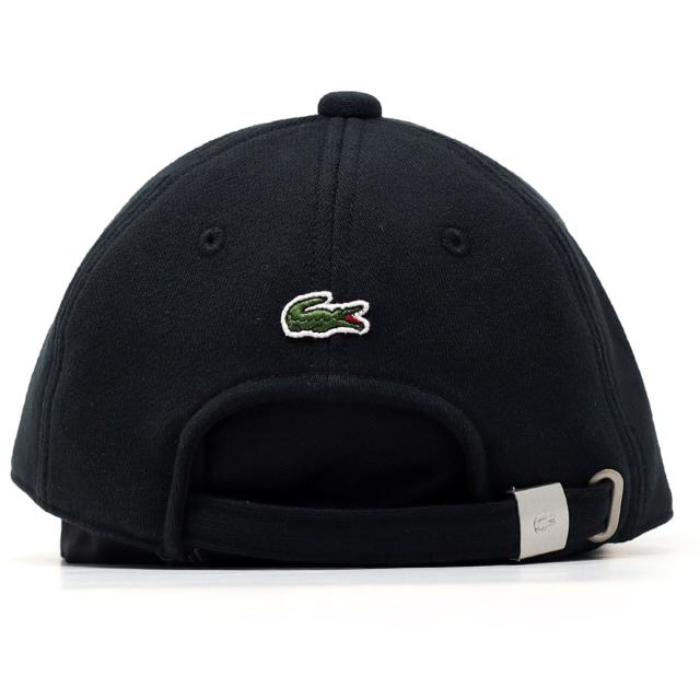 LACOSTE キャップ ラコステ メンズ ジャージー 秋冬 オールシーズン レディース 帽子 日本製 58cm cap 野球帽 フロントロゴ 黒 ブラック［ cap ］誕生日 ギフト プレゼント 20代 30代 40代 50代 送料無料 父の日_3