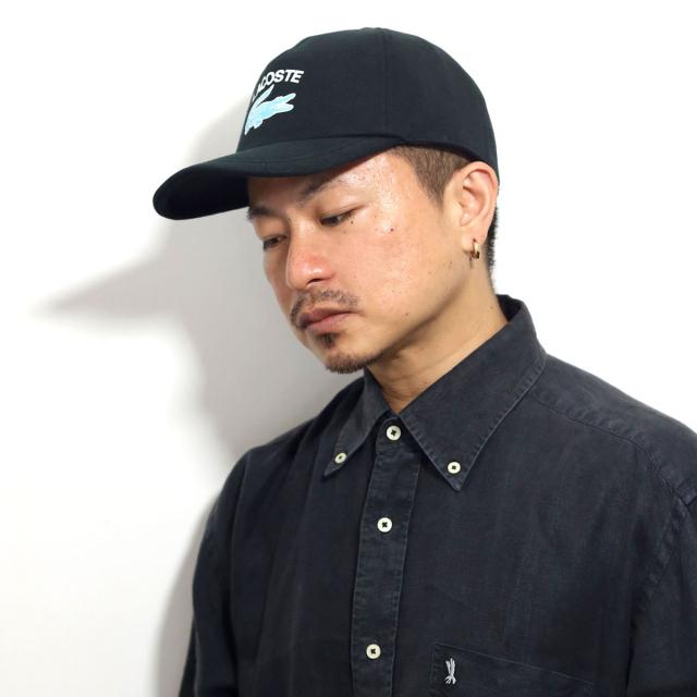 LACOSTE キャップ ラコステ メンズ ジャージー 秋冬 オールシーズン レディース 帽子 日本製 58cm cap 野球帽 フロントロゴ 黒 ブラック［ cap ］誕生日 ギフト プレゼント 20代 30代 40代 50代 送料無料 父の日_7