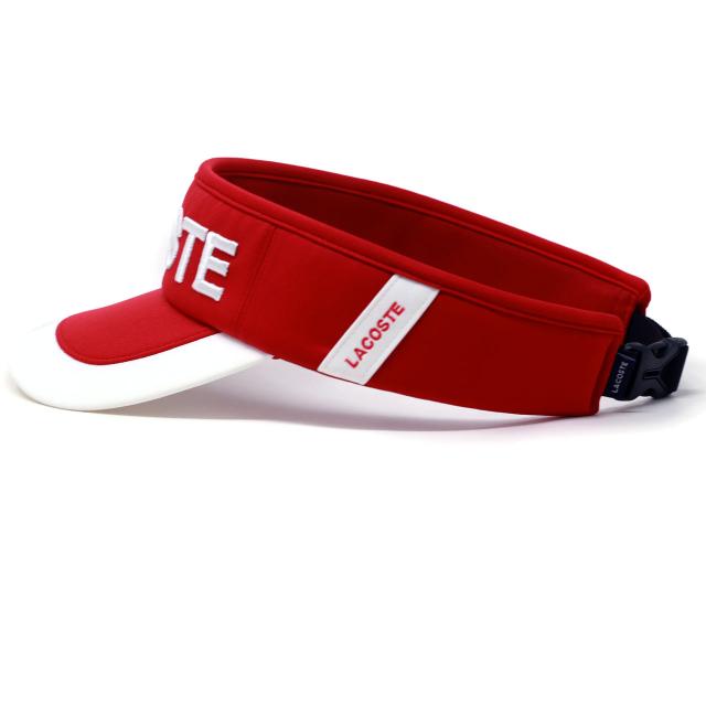 ラコステ サンバイザー レディース LACOSTE 日よけ バイザー スムース 日本製 帽子 メンズ  SMOOTH フロント刺繍sunvisor  スポーツ 手洗い可 ユニセックス 全4色［ visor ］送料無料 父の日 ギフト 男性 プレゼント 30代 40代 50代 贈り物 ラッピング無料 敬老の日の通販は