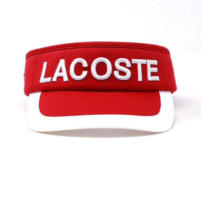 ラコステ サンバイザー レディース LACOSTE 日よけ バイザー スムース 日本製 帽子 メンズ  SMOOTH フロント刺繍sunvisor  スポーツ 手洗い可 ユニセックス 全4色［ visor ］送料無料 父の日 ギフト 男性 プレゼント 30代 40代 50代 贈り物 ラッピング無料 敬老の日の通販は
