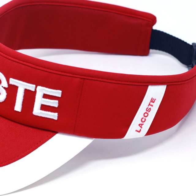 ラコステ サンバイザー レディース LACOSTE 日よけ バイザー スムース 日本製 帽子 メンズ  SMOOTH フロント刺繍sunvisor  スポーツ 手洗い可 ユニセックス 全4色［ visor ］送料無料 父の日 ギフト 男性 プレゼント 30代 40代 50代 贈り物 ラッピング無料 敬老の日の通販は