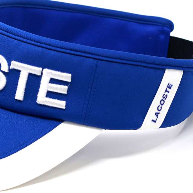 ラコステ サンバイザー レディース LACOSTE 日よけ バイザー スムース 日本製 帽子 メンズ  SMOOTH フロント刺繍sunvisor  スポーツ 手洗い可 ユニセックス 全4色［ visor ］送料無料 父の日 ギフト 男性 プレゼント 30代 40代 50代 贈り物 ラッピング無料 敬老の日の通販は