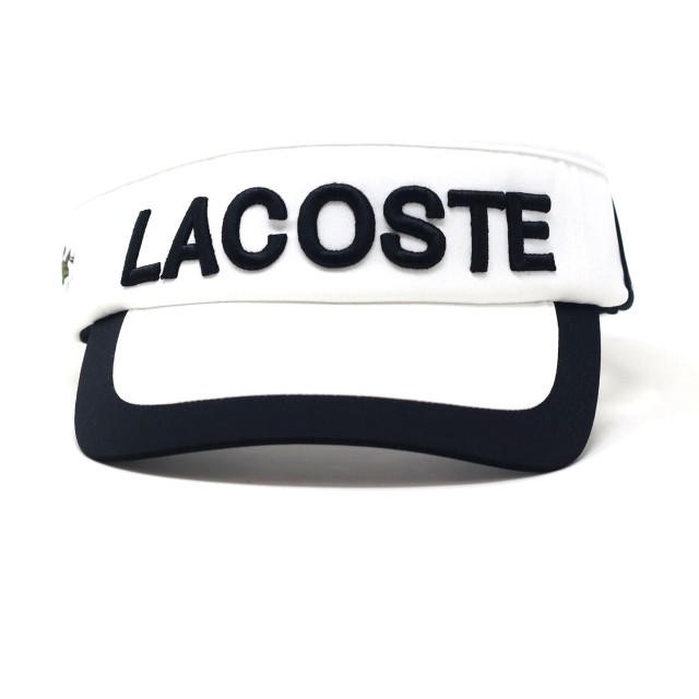 ラコステ サンバイザー レディース LACOSTE 日よけ バイザー スムース 日本製 帽子 メンズ  SMOOTH フロント刺繍sunvisor  スポーツ 手洗い可 ユニセックス 全4色［ visor ］送料無料 父の日 ギフト 男性 プレゼント 30代 40代 50代 贈り物 ラッピング無料 敬老の日の通販は