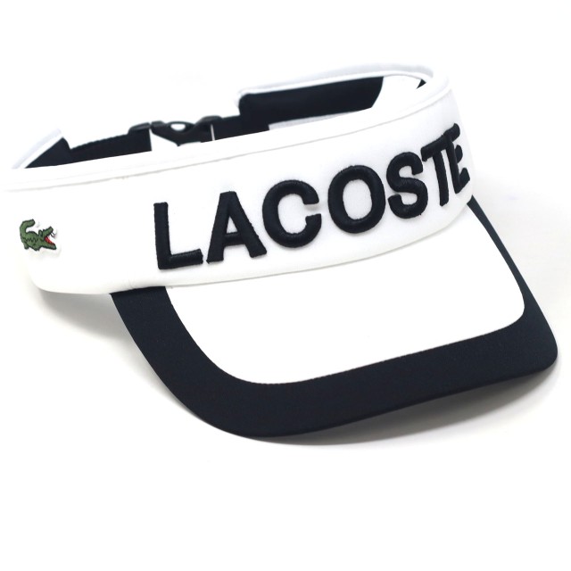ラコステ サンバイザー レディース LACOSTE 日よけ バイザー スムース 日本製 帽子 メンズ  SMOOTH フロント刺繍sunvisor  スポーツ 手洗い可 ユニセックス 全4色［ visor ］送料無料 父の日 ギフト 男性 プレゼント 30代 40代 50代 贈り物 ラッピング無料 敬老の日の通販は