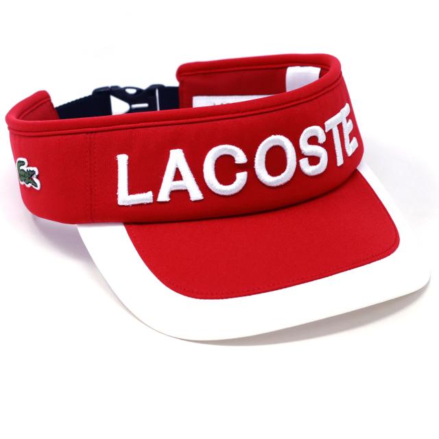 ラコステ サンバイザー レディース LACOSTE 日よけ バイザー スムース 日本製 帽子 メンズ  SMOOTH フロント刺繍sunvisor  スポーツ 手洗い可 ユニセックス 全4色［ visor ］送料無料 父の日 ギフト 男性 プレゼント 30代 40代 50代 贈り物 ラッピング無料 敬老の日の通販は