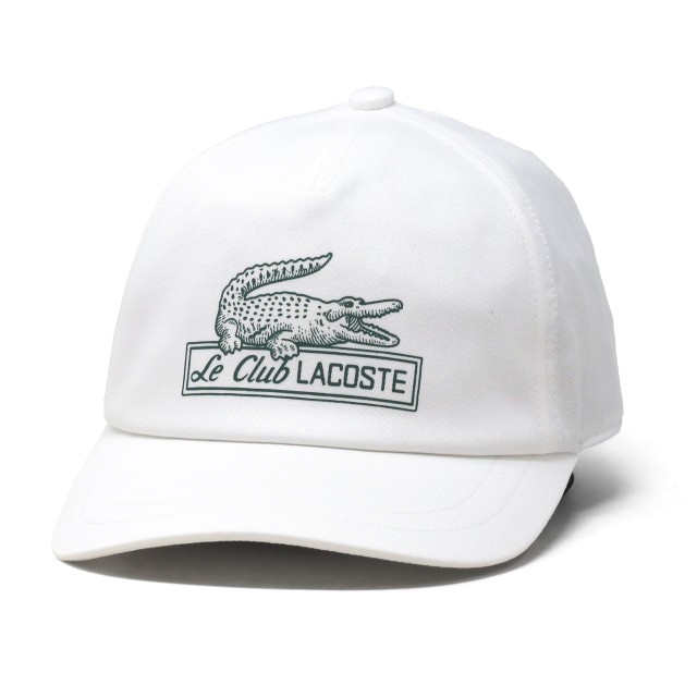 LACOSTE 「L」Logo Cap キャップ 洗える帽子 日本製 Black - キャップ