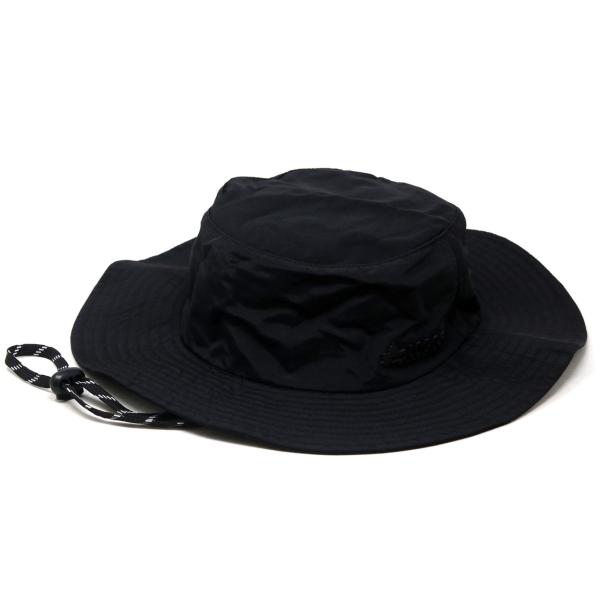 M1207様HERMES ブラック ロゴ付きアウトドアハット 57 VitaFelice LOGOS/ロゴス キャンプハット メンズ レディース