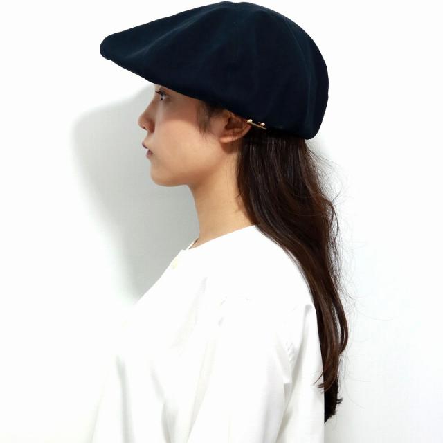 ベレー帽 レディース ハンチング帽子 レディース エコスエード 秋冬 メゾンバース ハンチング 帽子 無地 MAISON Birth 日本製 / ブラック ブラウン［ beret ］［ newsboy cap ］20代 ファッション 30代 コーデ 誕生日 プレゼント 帽子 ギフト ラッピング無料_13
