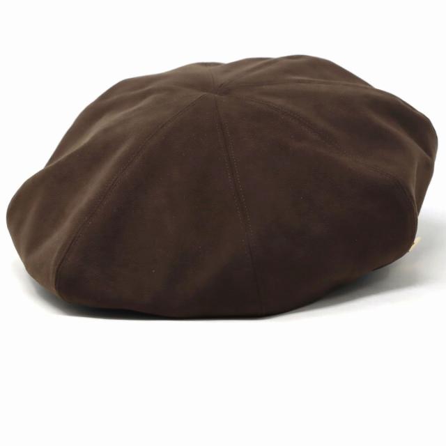 ベレー帽 レディース ハンチング帽子 レディース エコスエード 秋冬