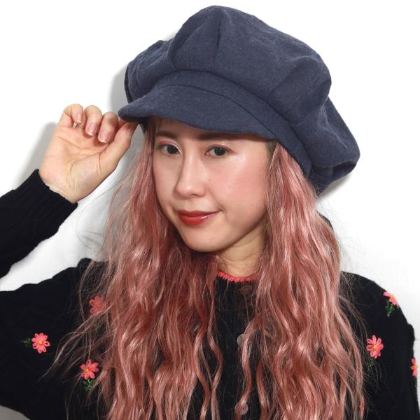 可愛い キャスケット レディース 大きい ふっくら シルエット