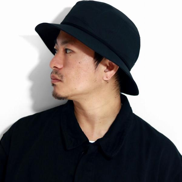バケットハット メンズ オーガニックコットン ダウンブリム チノクロス