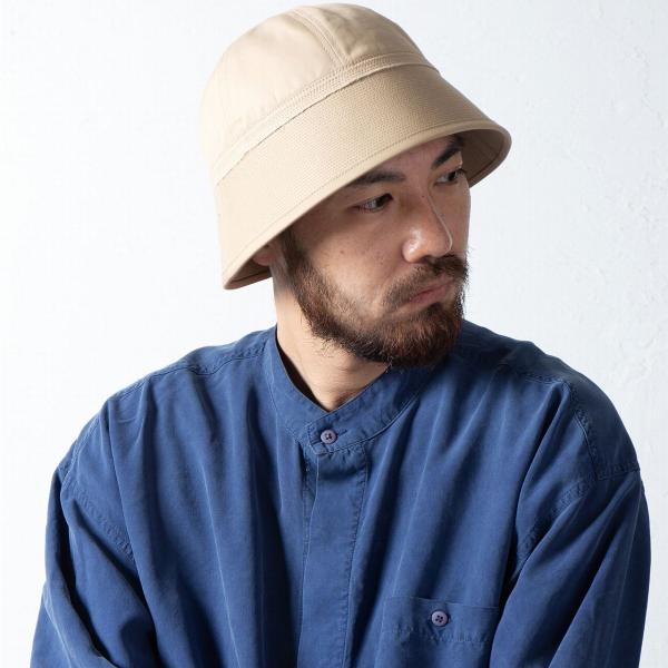 セーラーハット コットン ダウンブリム ハット ステッチ 秋冬 racal