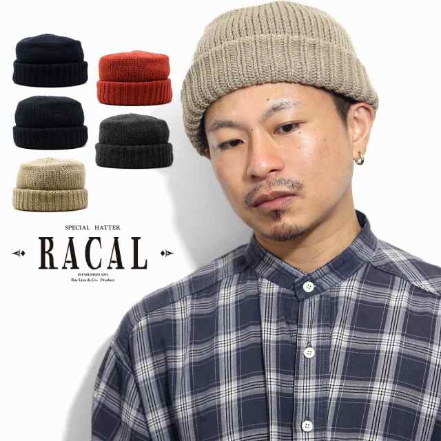 ニットハット メンズ ニット帽子 セーラーハット 秋冬 ニット帽 racal