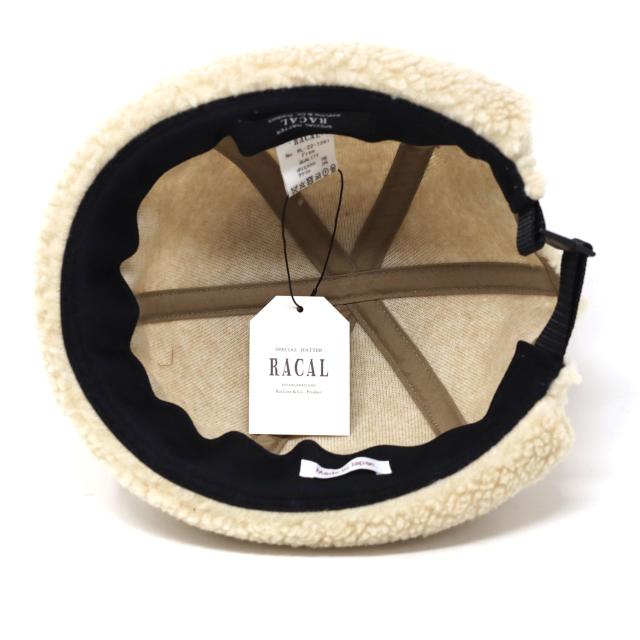 ボア ロールキャップ メンズ 秋冬 ニット帽 メンズ racal キャップ