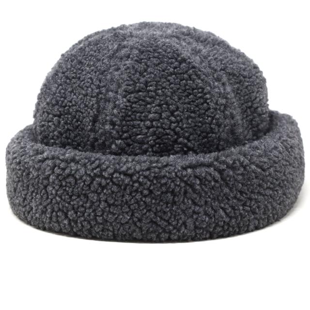 ボア ロールキャップ メンズ 秋冬 ニット帽 メンズ racal キャップ