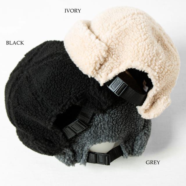 ボア ロールキャップ メンズ 秋冬 ニット帽 メンズ racal キャップ