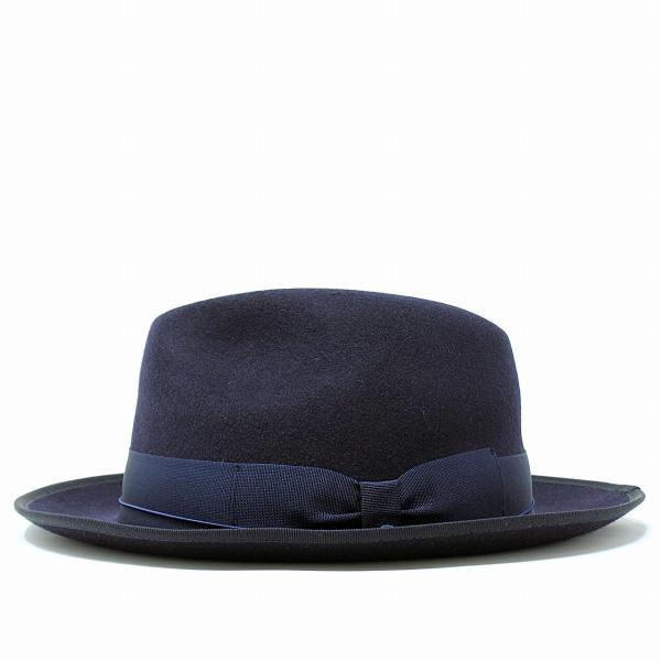 メンズ 中折れハット 秋冬 イタリア ブランド  Sorbatti クラッシャブル ソルバッティ 帽子 紺 ネイビー [ fedora ] たためる帽子 父の日の通販は