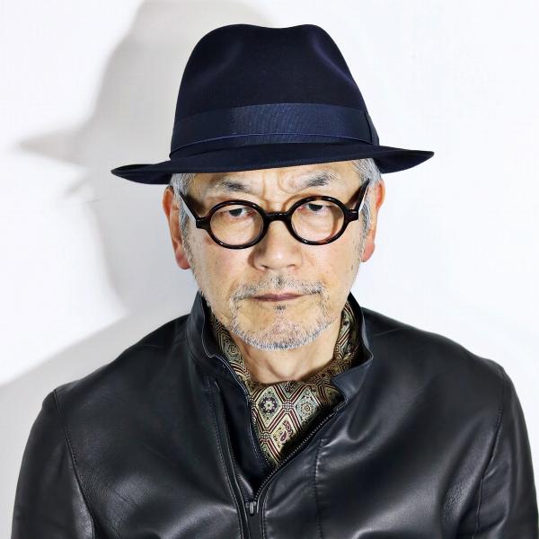 メンズ 中折れハット 秋冬 イタリア ブランド  Sorbatti クラッシャブル ソルバッティ 帽子 紺 ネイビー [ fedora ] たためる帽子 父の日の通販は