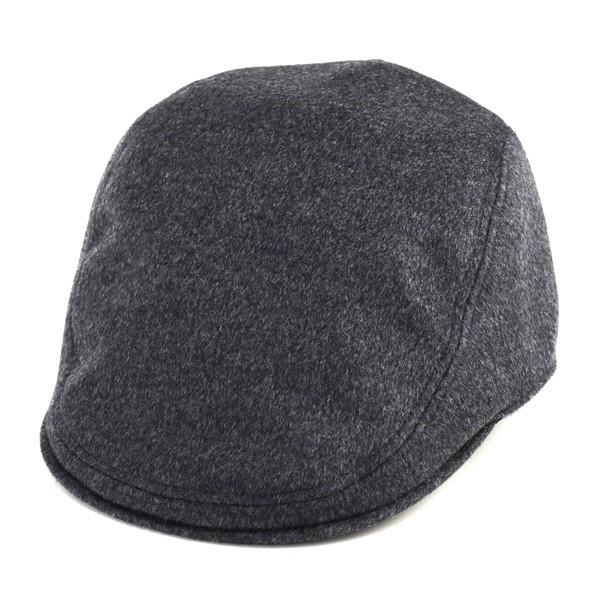 STETSON ステットソン 帽子 カシミヤ混 ビーバー 秋冬 ハンチング帽 大きいサイズ メンズ LLサイズ シンプル 無地 帽子 高級 カシミヤ ウール ハット 紳士 ブランド お洒落 日本製 男性 M L LL 3L / グレー チャコール ［ ivy cap ］ 父の日_1