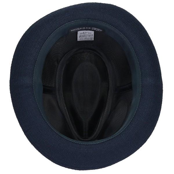 STETSON ハット 中折れ メンズ 春 夏 ロイヤルステットソン 中折れハット 羽根付き 裏メッシュ 日本製 涼しい royal 大きいサイズ 中折れ帽子 紳士 通気性 サイズ豊富 小さいサイズ 56cm〜61cm / 紺 ネイビー [ fedora ] 帽子通販 男性 誕生日 ギフト 父の日の通販は
