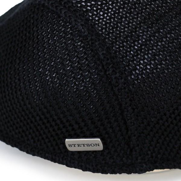 STETSON ハンチング 帽子 メンズ 麻 春夏 通気性 日本製 サマーニット