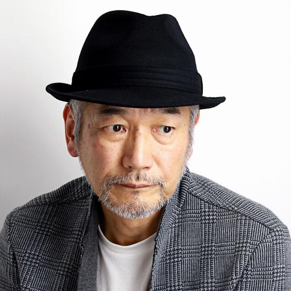 STETSON ステットソン 帽子 カシミヤ混 メンズ 秋冬 日本製 中折れ ハット 防寒 ハット 50代 60代 帽子 アメリカ ブランド 中折れ帽 シンプル / 黒 ブラック [ fedora ] 帽子通販 男性 帽子 クリスマス ギフト プレゼント 父の日 ギフト_2