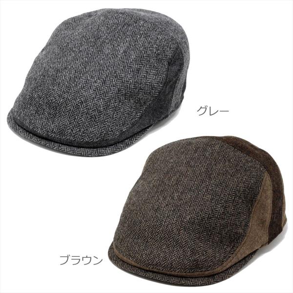 STETSON 紳士 ハンチング 帽子 ハンチング帽 ヘリンボーン 帽子 ツイード 防寒 冬 ハンチング メンズ ブラウン 防寒着 グレー 帽子 日本製 Mサイズ Lサイズ LLサイズ 帽子通販 メール便 送料無料 ギフト プレゼント 40代 50代 60代 ファッション 父の日_12