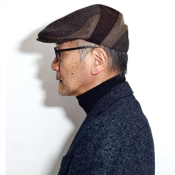 STETSON 紳士 ハンチング 帽子 ハンチング帽 ヘリンボーン 帽子 ツイード 防寒 冬 ハンチング メンズ ブラウン 防寒着 グレー 帽子 日本製 Mサイズ Lサイズ LLサイズ 帽子通販 メール便 送料無料 ギフト プレゼント 40代 50代 60代 ファッション 父の日_17