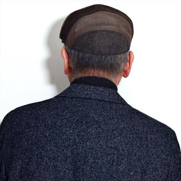 STETSON 紳士 ハンチング 帽子 ハンチング帽 ヘリンボーン 帽子 ツイード 防寒 冬 ハンチング メンズ ブラウン 防寒着 グレー 帽子 日本製 Mサイズ Lサイズ LLサイズ 帽子通販 メール便 送料無料 ギフト プレゼント 40代 50代 60代 ファッション 父の日_18