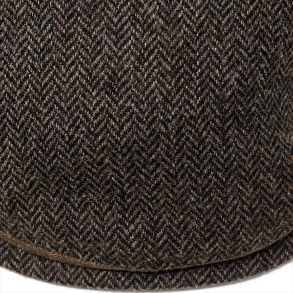 STETSON 紳士 ハンチング 帽子 ハンチング帽 ヘリンボーン 帽子 ツイード 防寒 冬 ハンチング メンズ ブラウン 防寒着 グレー 帽子 日本製 Mサイズ Lサイズ LLサイズ 帽子通販 メール便 送料無料 ギフト プレゼント 40代 50代 60代 ファッション 父の日_4