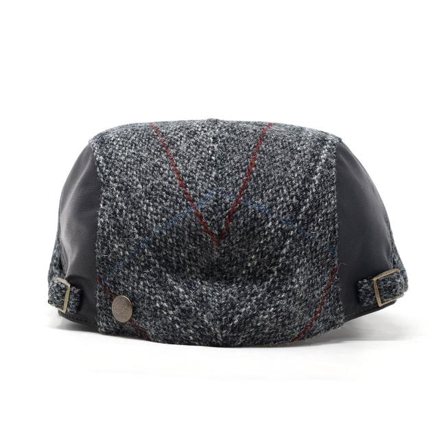 STETSON ハンチング 冬 ツイード ハンチング帽 メンズ ステットソン ウール 帽子 ハリスツイード 防寒 保温 紳士帽子 ネイビー/グリーン/グレー [ ivy cap ] 40代 50代 60代 ファッション シニア コーデ 小物 秋 冬 帽子通販 ギフト プレゼント 父の日_3