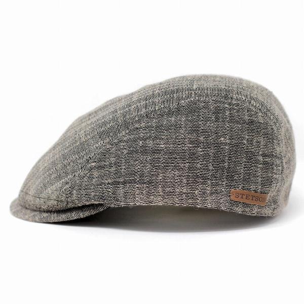 STETSON ハンチング メンズ 大きいサイズ 涼しい 帽子 春夏 紳士用 ハンチング帽 麻混 ステットソン ブランド 父の日 プレゼント おススメ ベージュ［ ivy cap ］男性 プレゼント 帽子通販 敬老の日_1