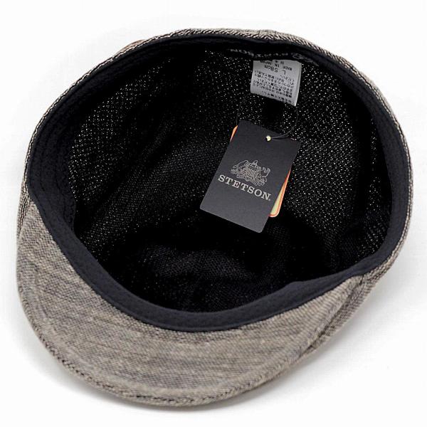 STETSON ハンチング メンズ 大きいサイズ 涼しい 帽子 春夏 紳士用 ハンチング帽 麻混 ステットソン ブランド 父の日 プレゼント おススメ ベージュ［ ivy cap ］男性 プレゼント 帽子通販 敬老の日_5