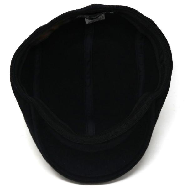 STETSON カシミヤ ハンチング 帽子 メンズ ブランド ステットソン カシミヤ 暖かい 防寒 シンプル 高級素材 無地 57cm/59cm/61cm / 黒 チャコールグレー［ ivy cap ］ 帽子通販 送料無料 ギフト プレゼント 40代 50代 60代 ファッション 父の日_5