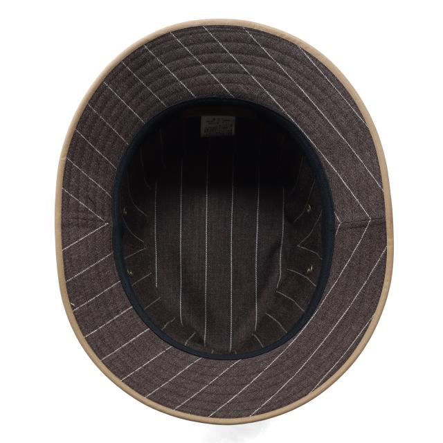 STETSON ハット パラフィンハット ハット帽 ステットソン コットン 100% 毛 コットンウェザー チョークマーク パラフィン コットン100 日本製 全2色 オリーブ/ベージュ [ hat ] 男性 誕生日 プレゼント 父の日 ギフト ラッピング無料_11