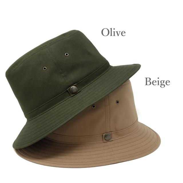 STETSON ハット パラフィンハット ハット帽 ステットソン コットン 100% 毛 コットンウェザー チョークマーク パラフィン コットン100 日本製 全2色 オリーブ/ベージュ [ hat ] 男性 誕生日 プレゼント 父の日 ギフト ラッピング無料_13